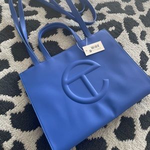 TELFAR medium shopping bag in painter’s tape